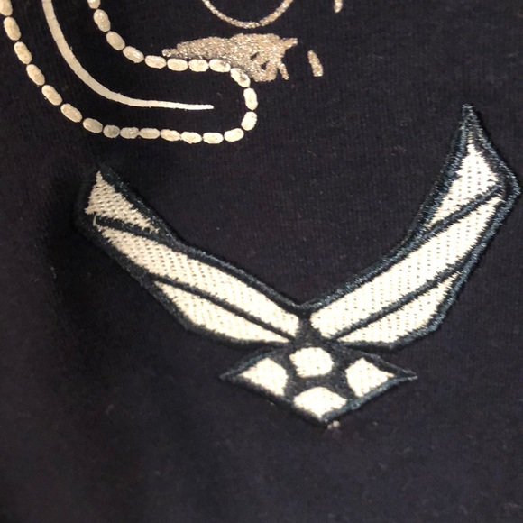 US Air Force Embroidered Logo Ladies T-shirt XL - Picture 4 of 17